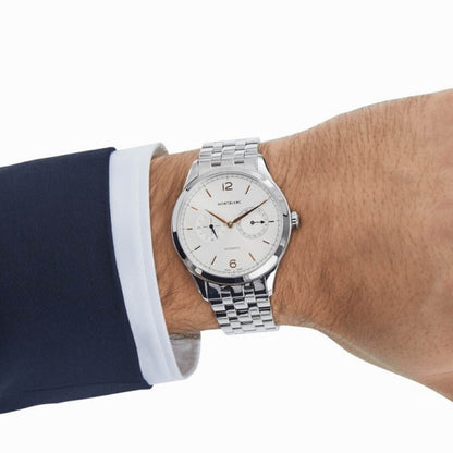 Montblanc horloge Heritage Chronometrie 40mm zilver automatisch staal 114873