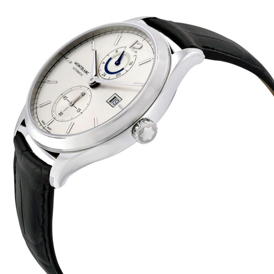 Montblanc horloge Heritage Chronometrie Dual Time 41mm zilver automatisch staal 112540
