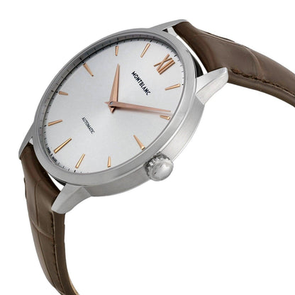 Montblanc horloge Heritage Spirit 41mm zilver automatisch staal 110695
