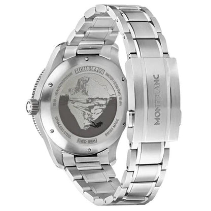 Montblanc horloge Iced Sea Date 41mm bordeaux automatisch staal 132291