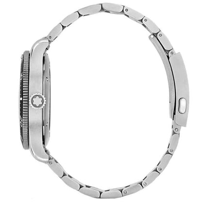 Montblanc horloge Iced Sea Date 41mm bordeaux automatisch staal 132291