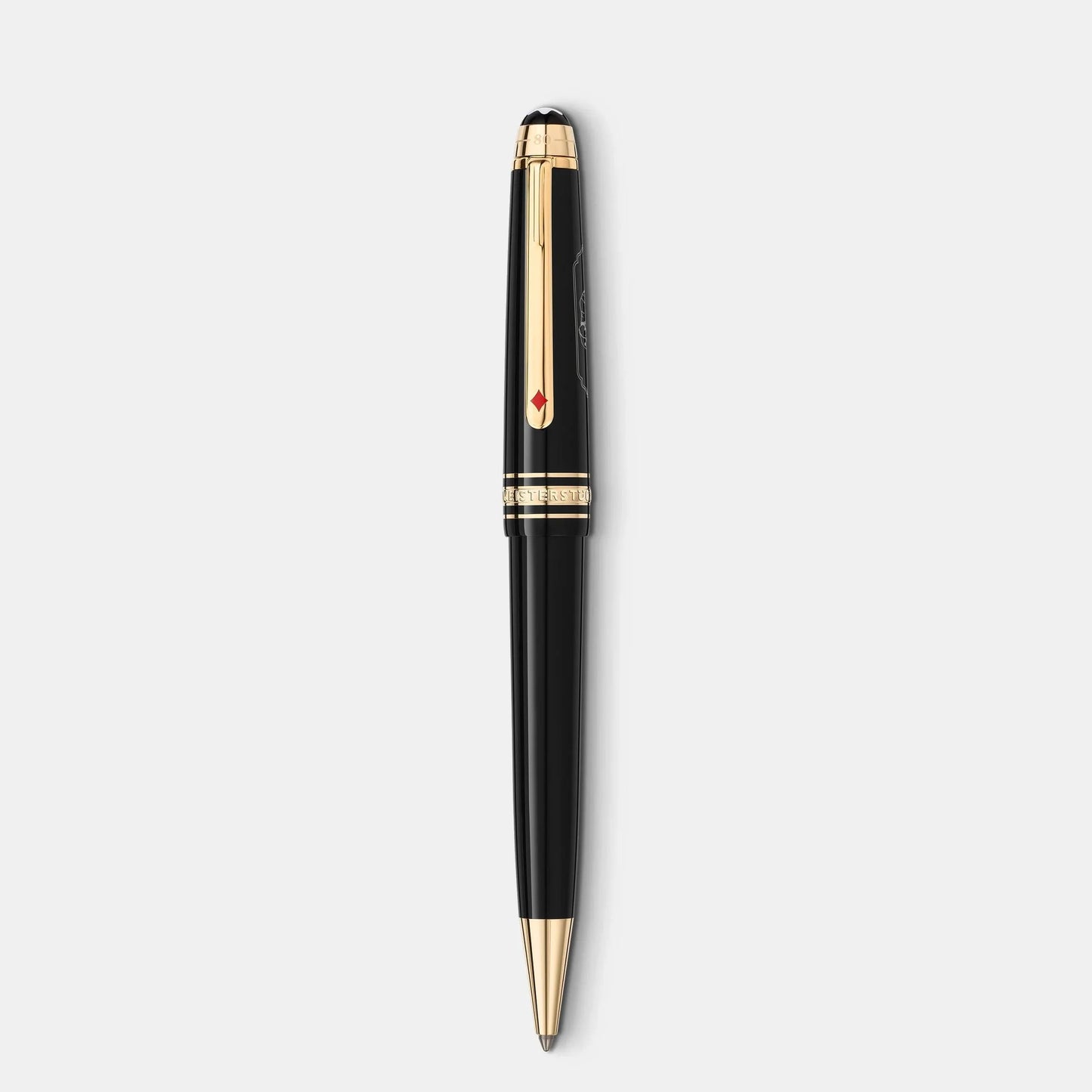 Montblanc Midsize balpen Meisterstück Around the World in 80 Days donkergrijs 128380