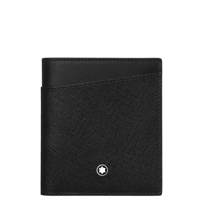 Montblanc visitekaarthouder met vak voor bankbiljetten Montblanc Sartorial zwart 128583