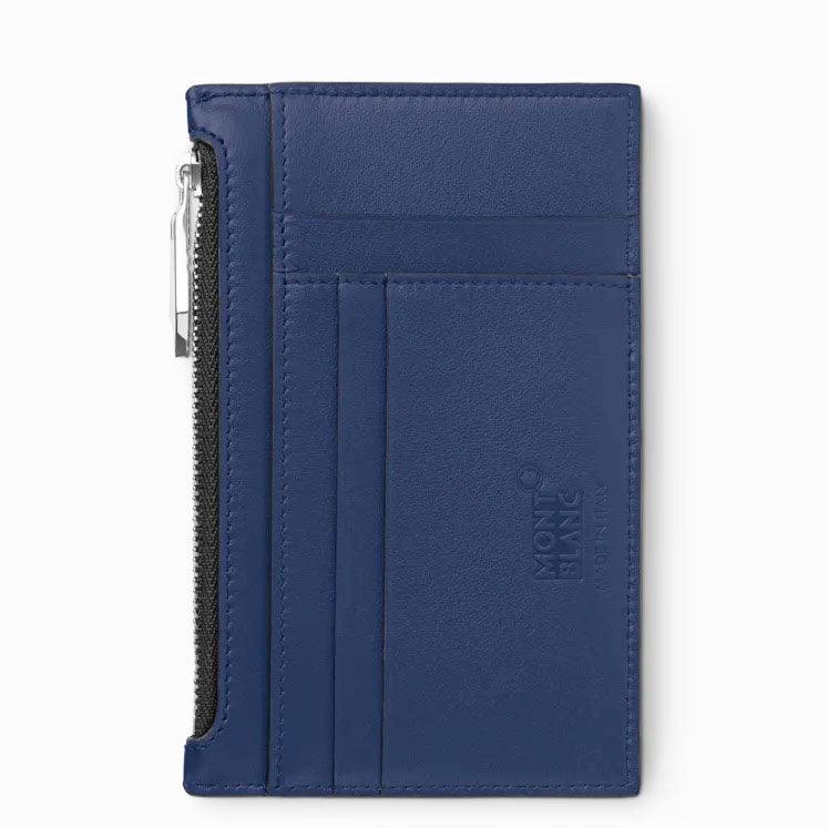 Montblanc kaarthouder 8 vakken met rits Meisterstück blauw 131698