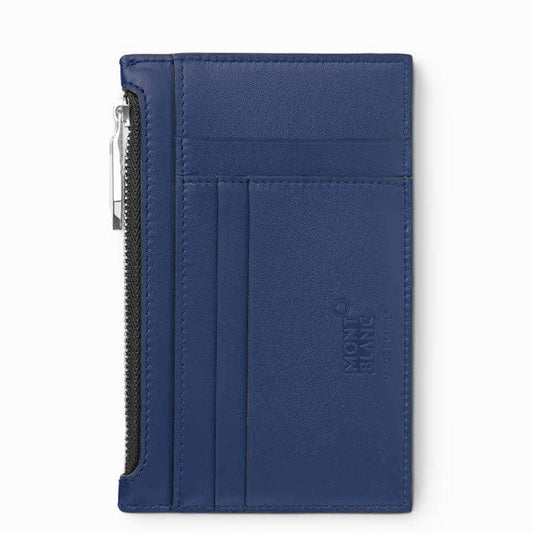 Montblanc kaarthouder 8 vakken met rits Meisterstück blauw 131698