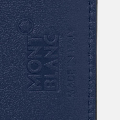 Montblanc kaarthouder 8 vakken met rits Meisterstück blauw 131698