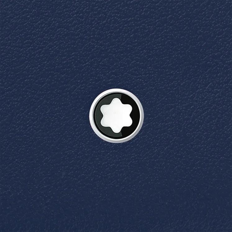 Montblanc kaarthouder 8 vakken met rits Meisterstück blauw 131698