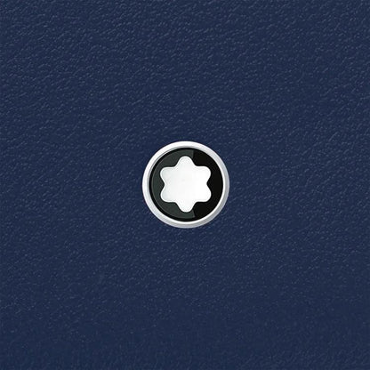 Montblanc kaarthouder 8 vakken met rits Meisterstück blauw 131698