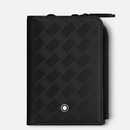 Montblanc creditcardhouder 3 vakken met rits Montblanc Extreme 3.0 zwart 129980