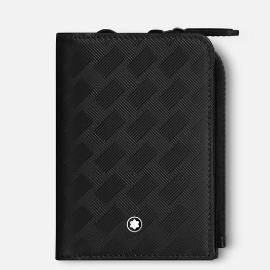 Montblanc creditcardhouder 3 vakken met rits Montblanc Extreme 3.0 zwart 129980