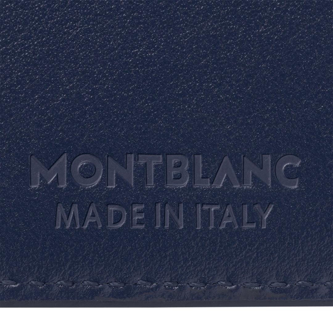 Montblanc portemonnee Meisterstück 6cc Ink blue 131694