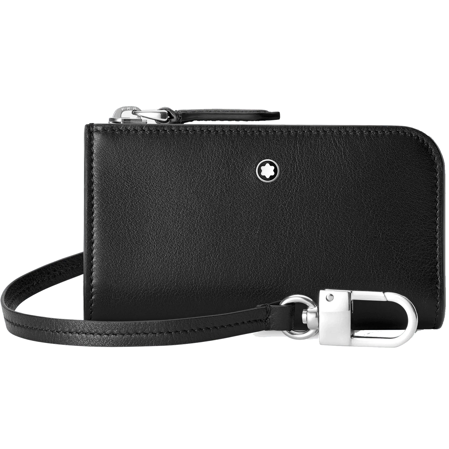 Montblanc sleutelhanger 2 openingen Meisterstück Selection Soft zwart 129700
