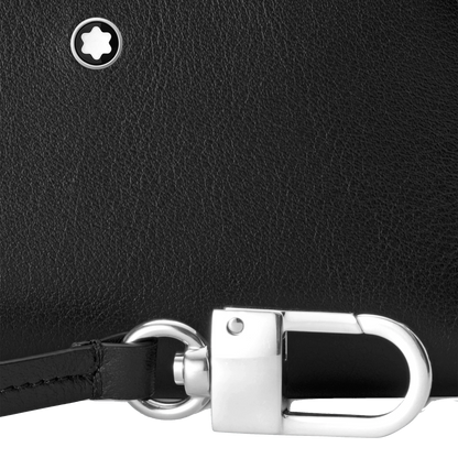 Montblanc sleutelhanger 2 openingen Meisterstück Selection Soft zwart 129700
