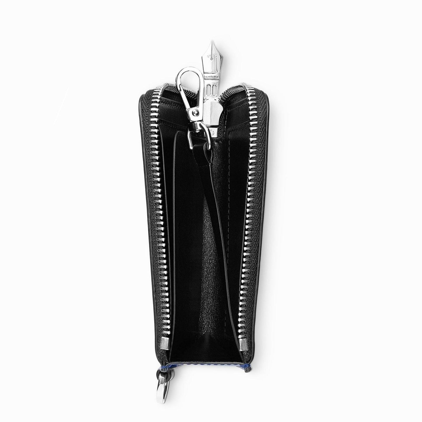 Montblanc sleutelhanger Meisterstück blauw met 4 vakken 129690