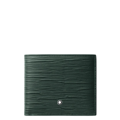 Montblanc portafoglio 8 scomparti Meisterstück 4810 verde 130936
