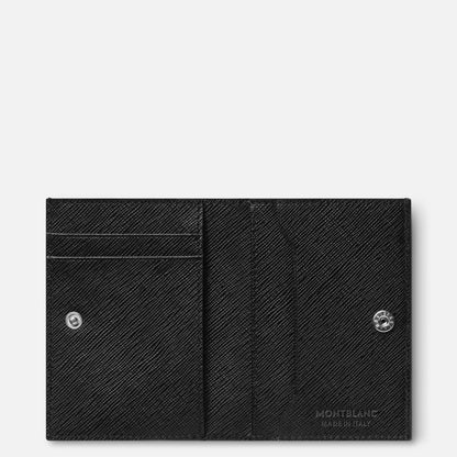 Montblanc mini portemonnee 4 vakken Montblanc Sartorial zwart 130321