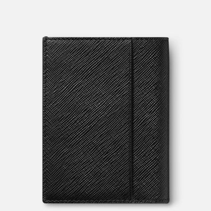 Montblanc mini portemonnee 4 vakken Montblanc Sartorial zwart 130321