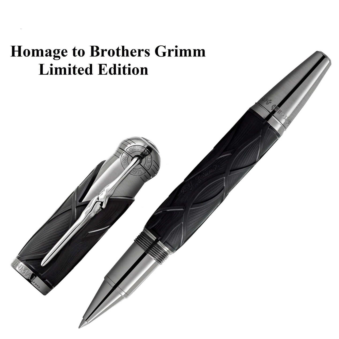 Montblanc set van 3 pennen Writers Edition2022 Fratelli Grimm (Vulpen + Roller + Balpen) Limited Edition 128367