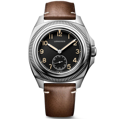 Longines horloge Pilot Majetek Box Edition 43mm zwart automatisch staal L2.838.4.53.9
