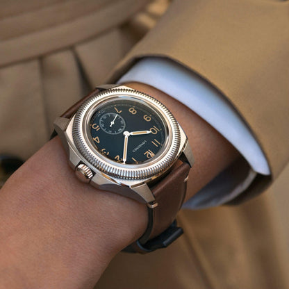 Longines horloge Pilot Majetek Box Edition 43mm zwart automatisch staal L2.838.4.53.9