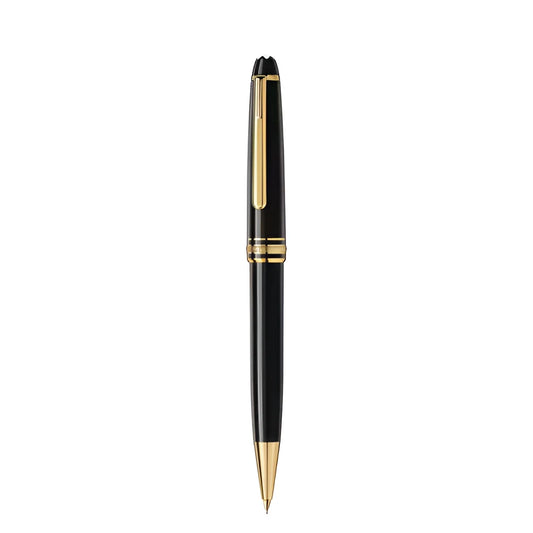 Elegante montblanc portamine meistertuck gold-coated classique nero con finiture dorate e finitura lucida raffinata