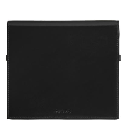 Montblanc astuccio per 8 strumenti da scrittura in lussuosa pelle nera con design minimalista e ultra spazioso