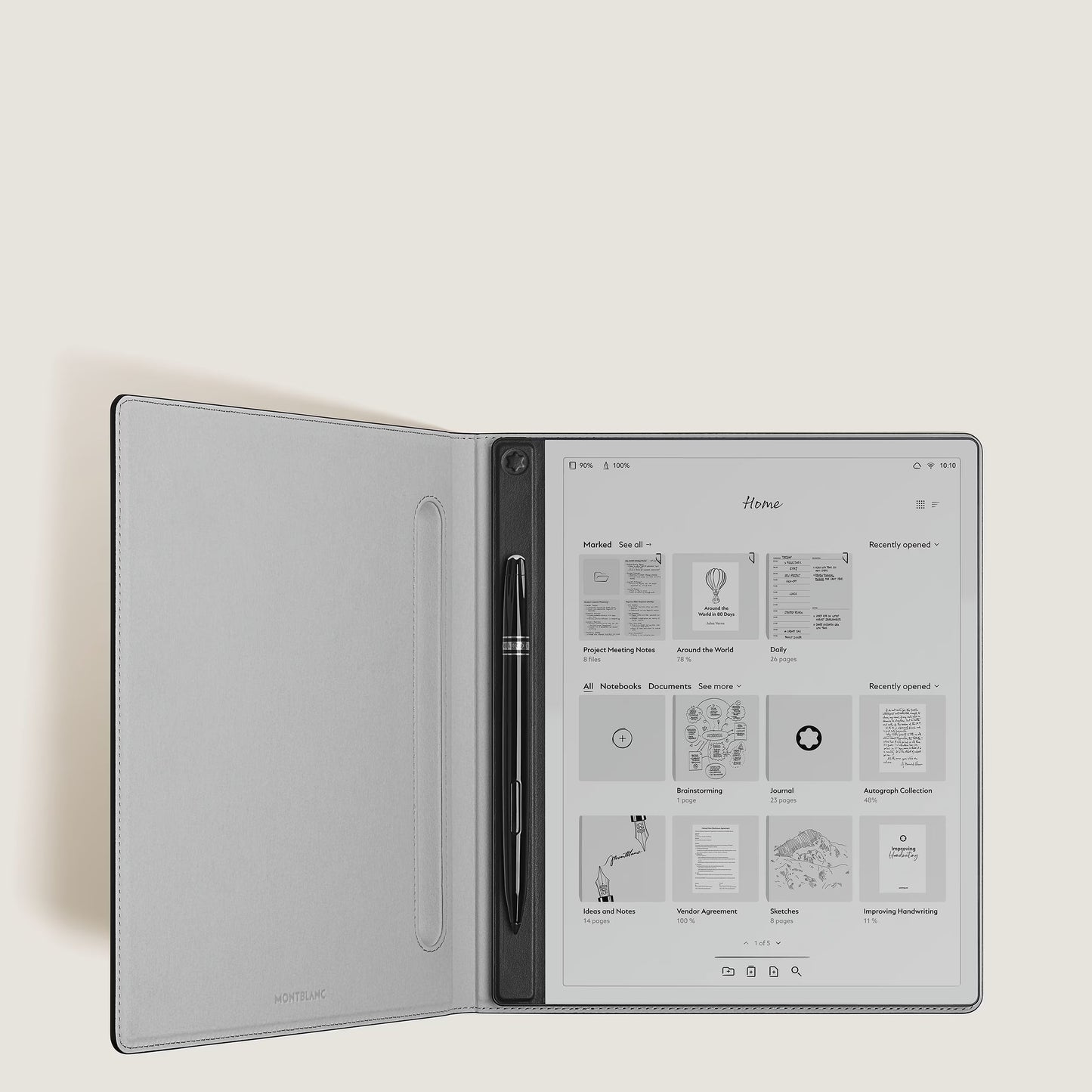 Montblanc Digitaal Papier zwart 135010
