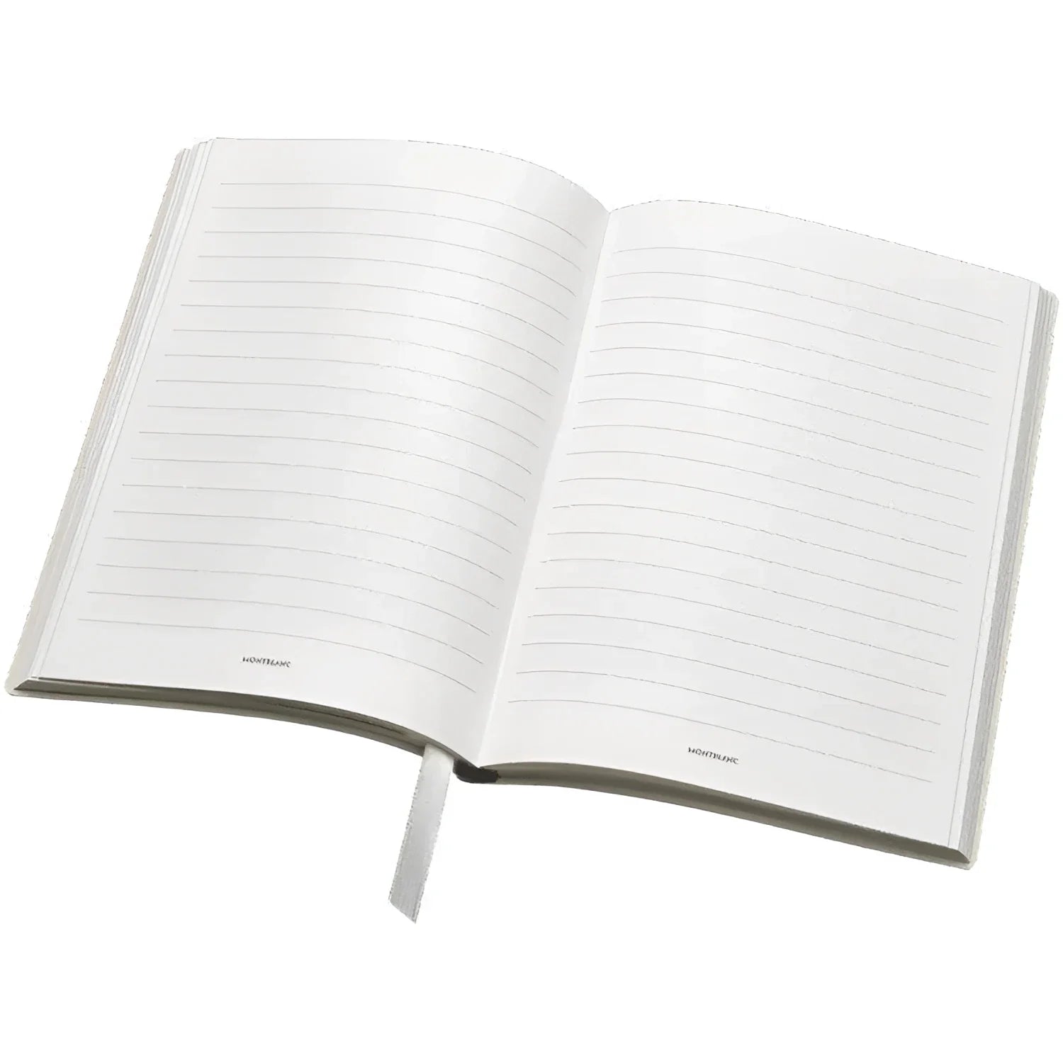Montblanc blocco note notebook 146 a righe ladies edition pearl in pelle bianca con pagine rigate e segnalibro coordinato