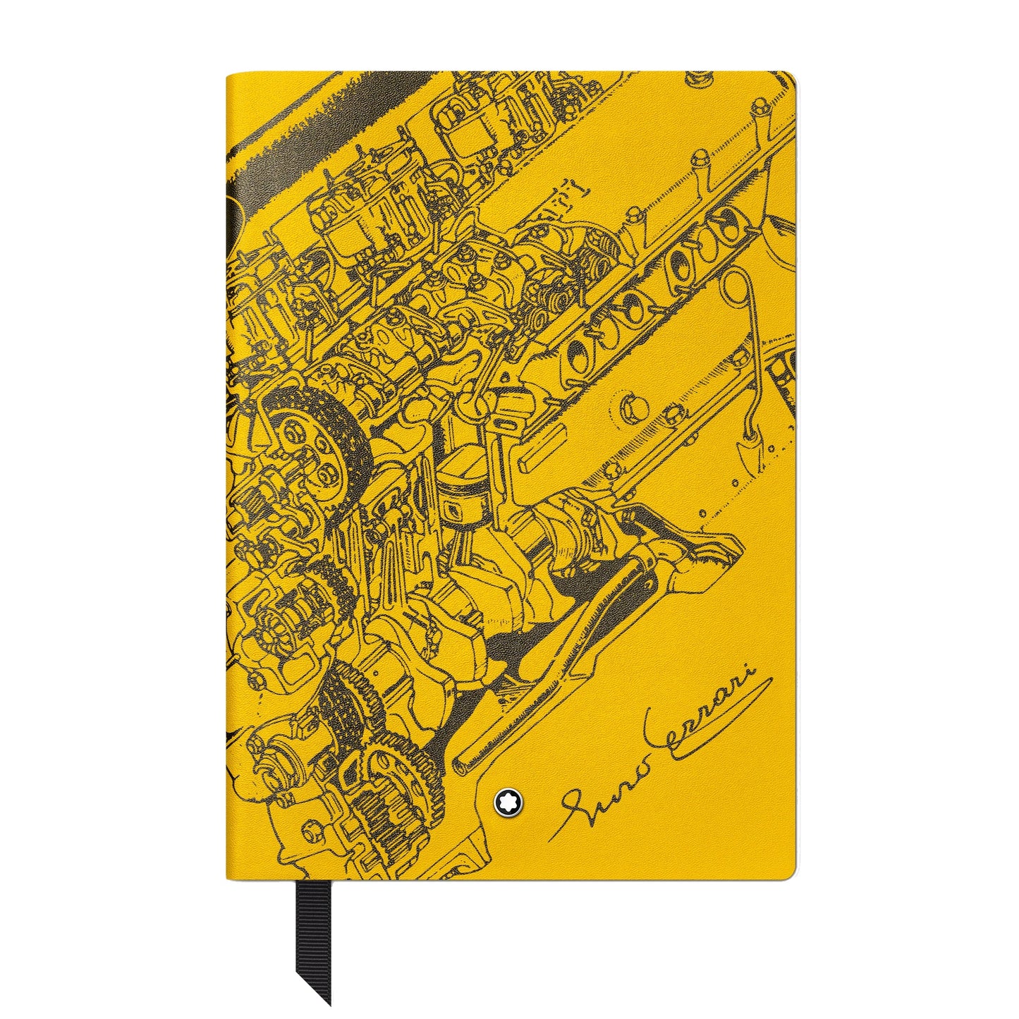 Montblanc notitieblok #146 met lijnen Montblanc Great Characters Enzo Ferrari Special Edition Geel Modena 134717