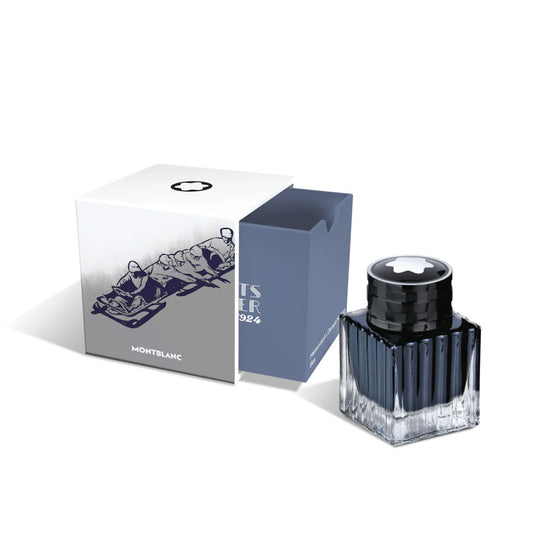 Montblanc inktpot 50ml Meisterstück x Olympic Heritage Chamonix 1924 blauw 132953