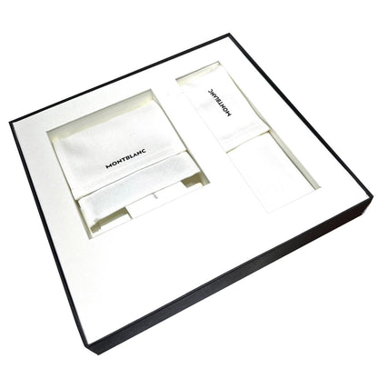 Montblanc set balpen Pix en creditcardhouder 6cc Meisterstuck zwart 137793