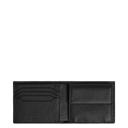 Montblanc portemonnee met muntvakje, 4 vakken, zwart, 220217