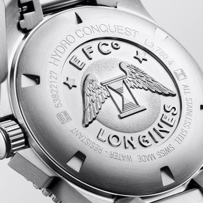 Longines horloge Hydroconquest 39mm zwart automatisch staal