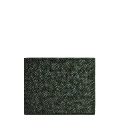 Montblanc portemonnee 6 vakken maatwerk tweed kaki 220385