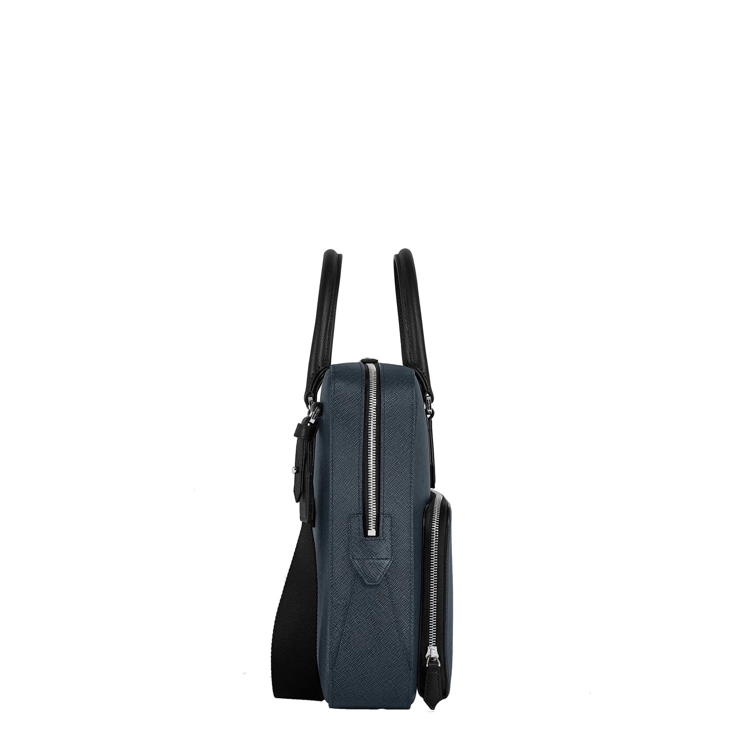 Montblanc medium documententas maatwerk tweed blauw 220332