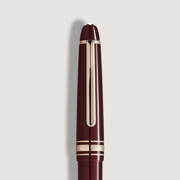 Montblanc vulpen Meisterstück bordeaux klassiek punt M 133014