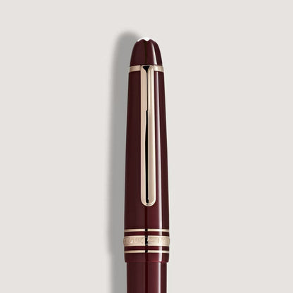 Montblanc vulpen Meisterstück bordeaux klassiek punt M 133014