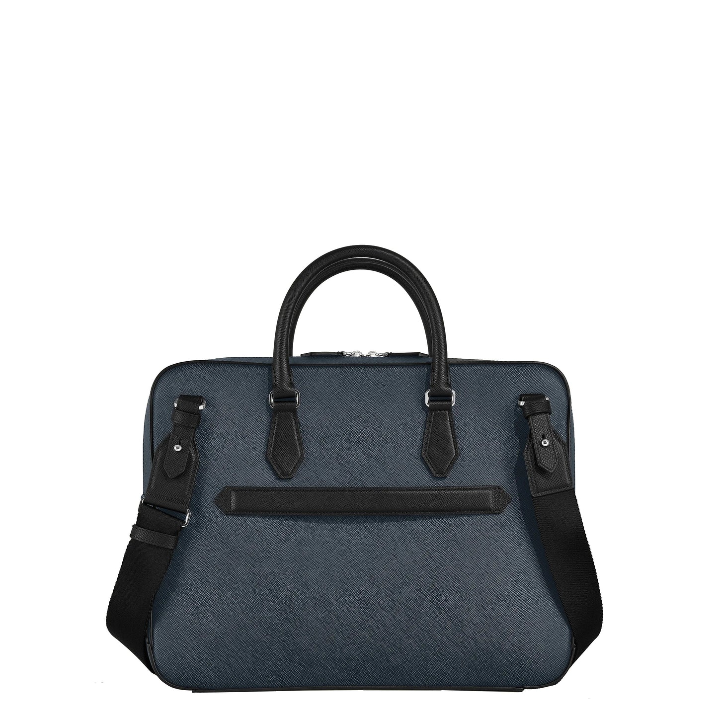 Montblanc medium documententas maatwerk tweed blauw 220332