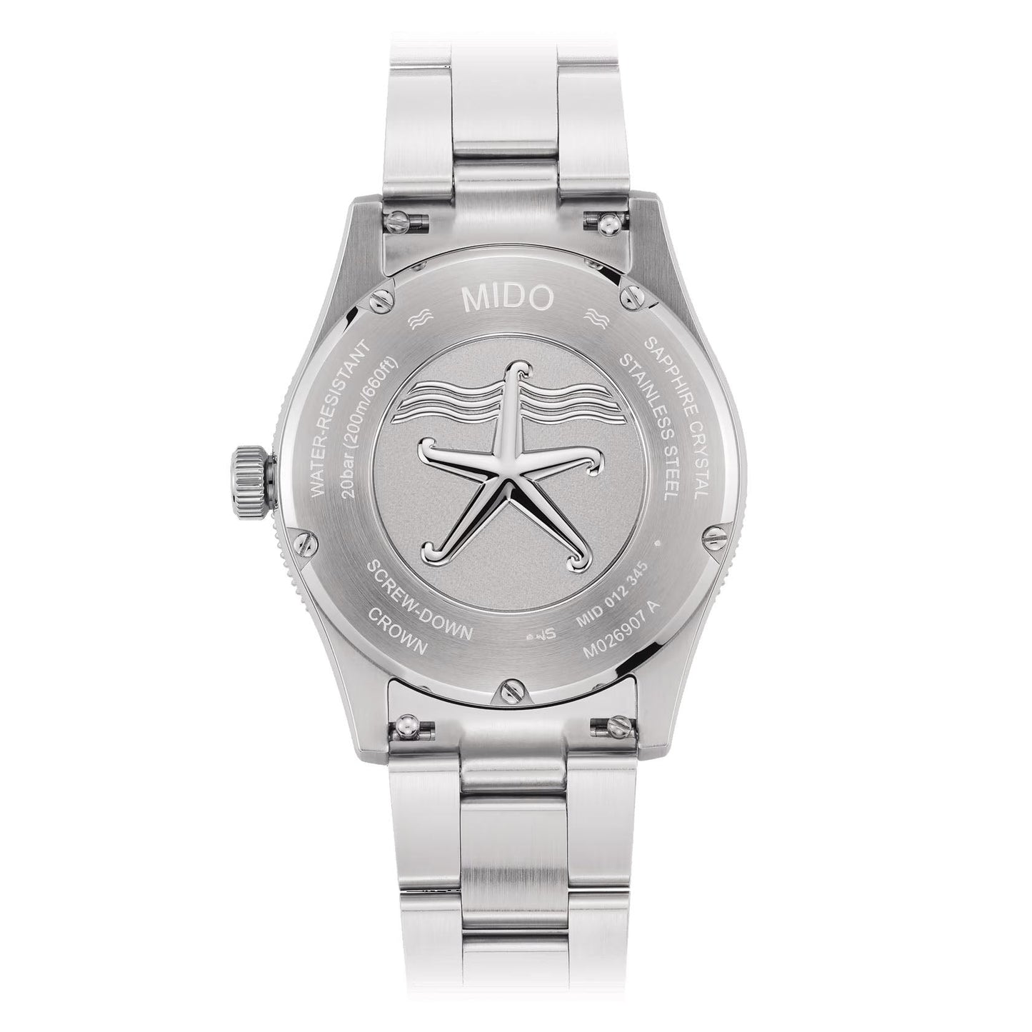 Mido Ocean Star 39mm Blauw Automatisch Stalen Horloge M026.907.11.041.00