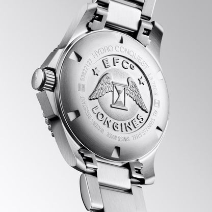 Longines horloge Hydroconquest 39mm zwart automatisch staal