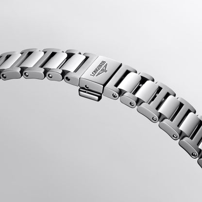 Longines horloge Conquest 34mm blauw automatisch staal L3.430.4.92.6